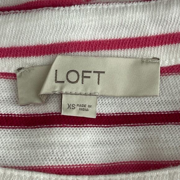 LOFT 2023 Striped Harbor Tee Women's Size XS - Picture 3 of 9